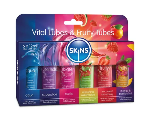 Skins Vital & Fruity Lubes Gleitgel-Set