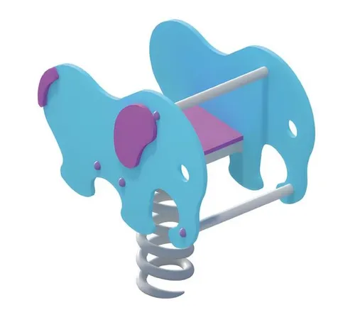 Schaukelwippe Elefant für Kinder - Bunte Wippe für Spielplätze, ideal für Kinder von 1-11 Jahren. Robuste Bauweise mit 2 Jahren Garantie. Fördert die motorische Entwicklung und sorgt für Spaß beim Spielen.