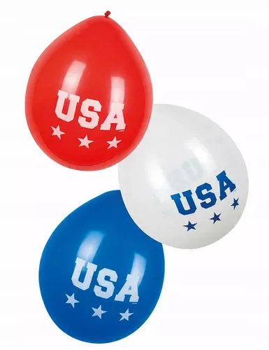 Balony USA 25cm 6szt Godan 8712026449627