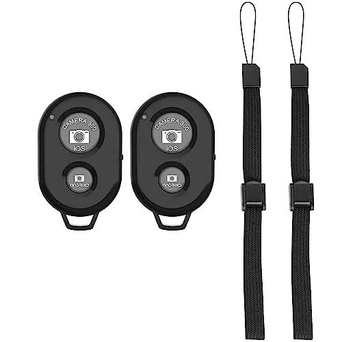 Bluetooth Selfie Remote Control Mit Handgelenksarmband, Fernauslöser Selbstauslöser Fernbedienung für i-OS, Android Smartphone 2pcs