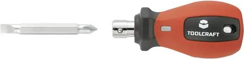 TOOLCRAFT Werkstatt 8 in 1 Schraubendreher mit Wendebit von toolcraft