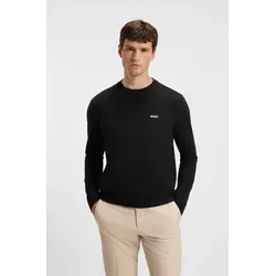 BOSS Herren Tee Long T-Shirt, Black1, XXL EU - T-Shirts für Herren, Regular Fit mit Rundhalsausschnitt und langen Ärmeln für einen lässigen Look und optimalen Tragekomfort.