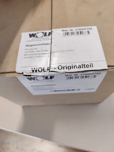 Wolf Abgasventilator 2100007 Ersatzteil von Wolf