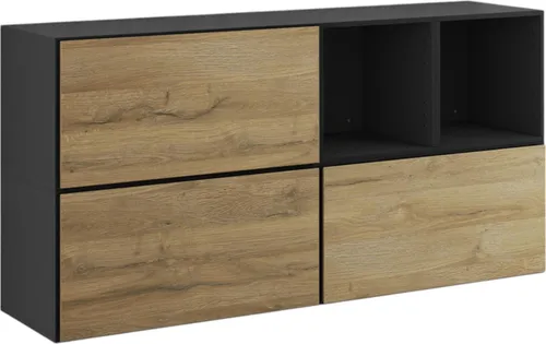 Sideboard VARIANTO 1 Schrank Set 5 tlg. – Modernes Design in Anthrazit Matt