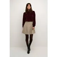 Rock A-shape Nomad beige - Stylischer A-Linien-Rock in Beige, ideal für vielseitige Outfits. Pflegeleicht und mit normaler Passform, perfekt für jeden Anlass. Hochwertige Materialien sorgen für Tragekomfort.