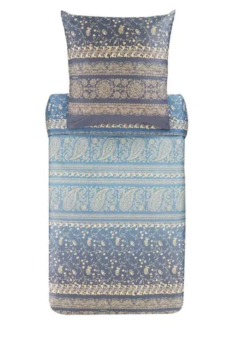 Bassetti Brenta Bettwäsche Set in Perlgrau, 155x220 cm + Kissenhülle 80x80 cm - Hochwertige Bettwäsche aus 100% Baumwollsatin mit edlem Muster, pflegeleicht, waschbar bei 60°C und trocknergeeignet – ideal für stilvolles Schlafen.