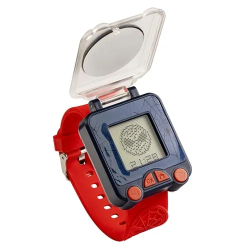 Spiderman SPD4753ARG Lernuhr mit rotem Armband von Disney