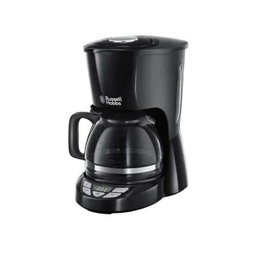 Russell Hobbs Kaffeemaschine 22620-56 - Digitaler Timer, 10 Tassen (1,25l), optimale Aromaextraktion durch Sprühdusche und Tropf-Stopp