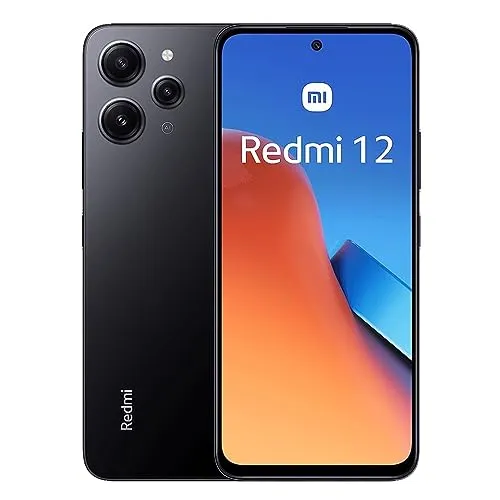 Xiaomi Redmi 12 - 4GB RAM, 128GB, 50 MP Triple-Kamera, 6,79 Zoll Display in Midnight Black, simlockfreies Handy für brillante Fotos und Leistung