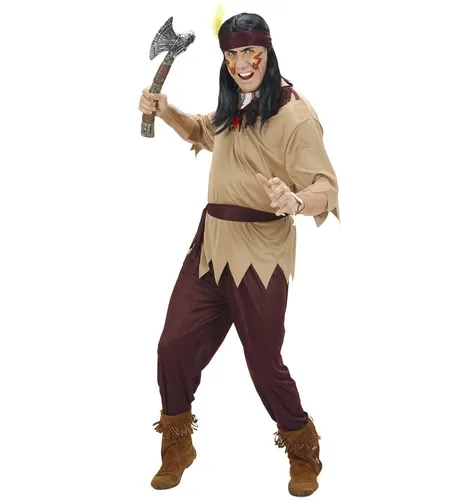 Indianer Coat Hose Gürtel Kopftuch Gr. L Indianerkostüm Kostüm Verkleidung neu