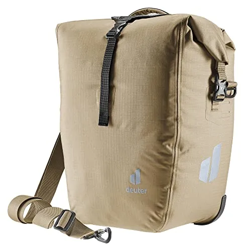 deuter Weybridge 25+5 Fahrradtasche - Fahrradtaschen mit wasserdichtem Design und flexibler Nutzung. Ideal für sportliche Abenteuer mit erweiterbarem Volumen um 5 Liter und praktischer BagFix-Halterung für maximale Bewegungsfreiheit.