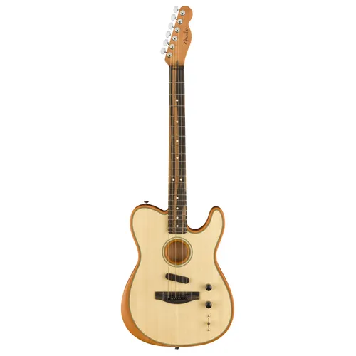 Fender American Acoustasonic Telecaster Natural Westerngitarre
