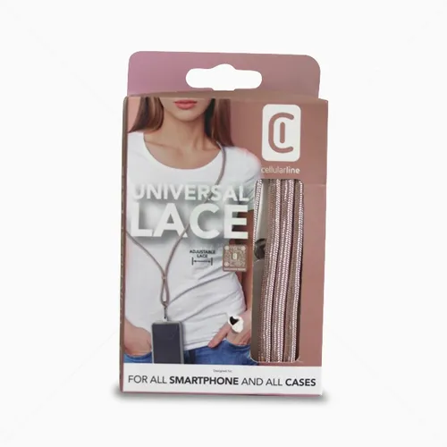 Produktbild Handykette cellularline Universal Lace  Rose/Gold