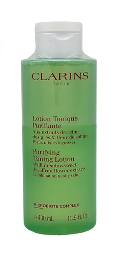 Clarins PURIFYING TONING LOTION 400 ML - Gesichts-Reinigungslotion - Reinigungsgele, sanfte und effektive Reinigung für ein erfrischtes Hautgefühl mit klärenden Inhaltsstoffen.