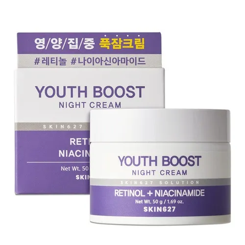 SKIN627 Youth Boost Verjüngende Gesichtscreme mit Retinol 50 g