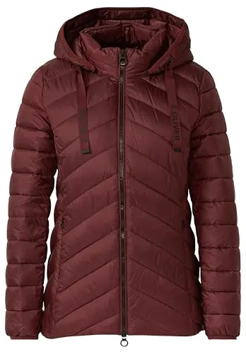 s.Oliver Damen Outdoor-Jacke 3902, Slim Fit - Funktionsjacke mit Stehkragen und fixierter Kapuze, ideal für aktive Outdoor-Aktivitäten und bietet optimalen Tragekomfort.