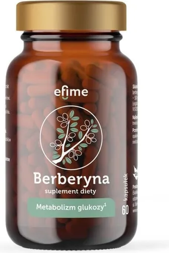 Nahrungsergänzungsmittel EkaMedica Efime Berberyna (60 Kapseln) 8463