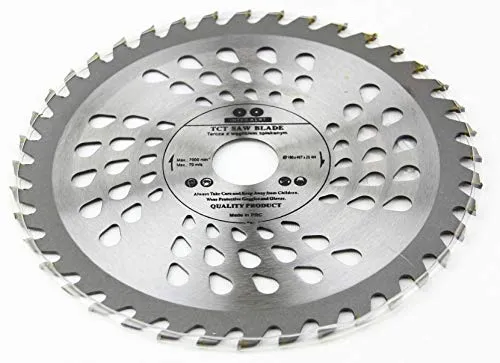 180x25,4 mm Sägeblatt, Kreissägeblatt für Holz mit 40 gekippten TCT-Zähnen