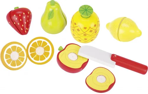 Goki 51597 Kaufmannsladen - Kinderküche - Obst mit Klettverbindung