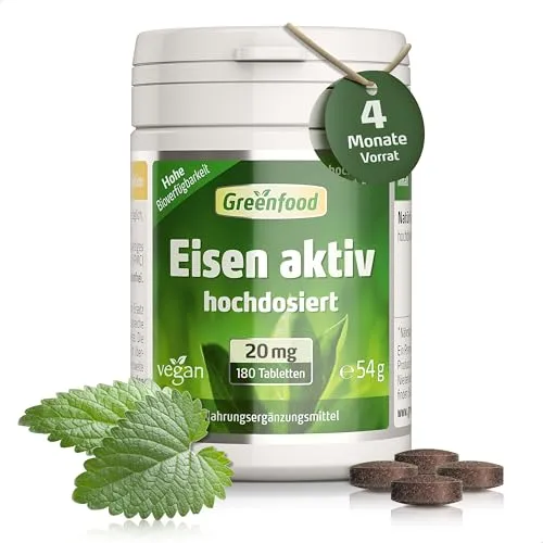 Eisen aktiv, hochdosiert, 20mg
