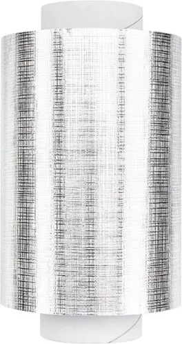 Fripac Alu-Haarfolie Super-Plus 15 my Geprägt, 100 m x 12 cm Silber Alufolie