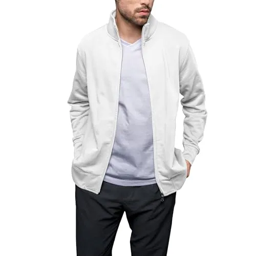 HRM Herren 1001 Kapuzenpullover, White, M - Kapuzenpullover für Herren: Weiches Mischgewebe aus 70% Baumwolle & 30% recyceltem Polyester, ideal für Textil-Veredelung. Langlebig & vielseitig für Freizeit, Sport und Workwear.