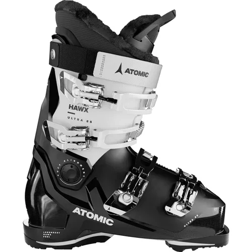 ATOMIC HAWX ULTRA 85 W GW Skischuhe - Damen-Skischuh in Schwarz/Weiß - Skischuhe für Damen mit 3D Knöchel- und Fersenkonstruktion für perfekten Sitz und Komfort, ideal für alpines Ski-Erlebnis.