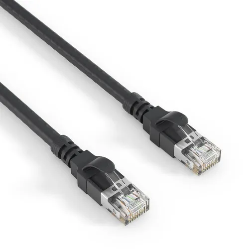 PureLink HDBaseT CAT 6A Patchkabel 30m - Netzwerkkabel mit HDBaseT-Zertifizierung, ideal für hochauflösende Videoübertragungen und lange Strecken. S/FTP, LSOH, AWG 26, schwarz.