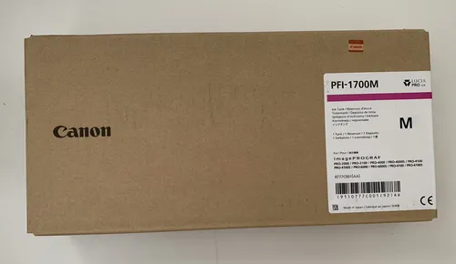 Canon Tinte 0777C001 PFI-1700M magenta - Original 700ml Tinte für brillante Druckergebnisse, kompatibel mit Canon imagePROGRAF Pro-2000/2100/4000