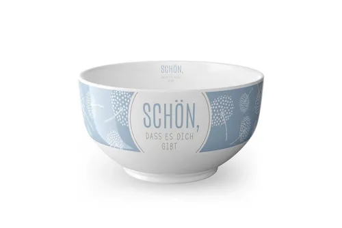 La Vida Schüssel Müslischale Bowl Dessert-Schale Salat-Schüssel la vida Auswahl RELAX, Material: Porzellan