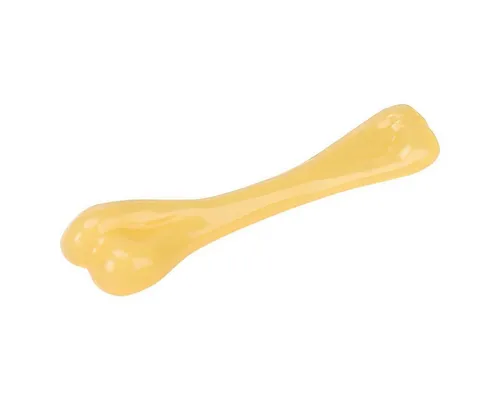 Karlie Nylon-Knochen L: 13 cm B: 3 cm Vanille - Kauspielzeug für Hunde, fördert Zahnpflege und ist allergenfrei mit leckerem Vanillearoma