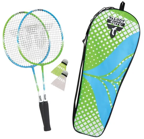 Talbot-Torro Badminton Set Attacker Junior | Badmintonschläger Federball Set