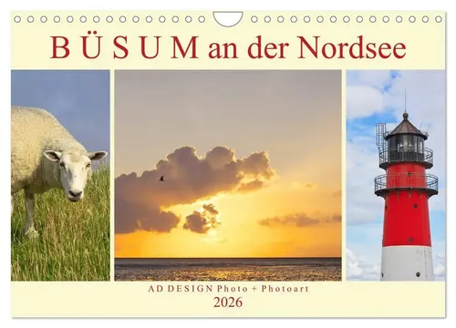 AD DESIGN Photo PhotoArt Dölling | Büsum an der Nordsee (Wandkalender 2026...