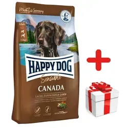 Happy Dog Supreme Sensible Canada 11kg - Energiereiches Trockenfutter für ausgewachsene Hunde, inklusive Überraschung und 3% Rabatt für Stammkunden