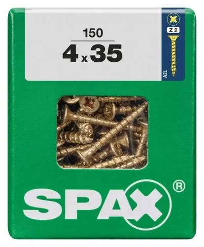 Spax Universalschrauben 4.0 x 35 mm PZ 2 - 150 Stk.  Schraube
