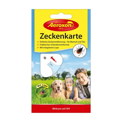 Aeroxon® Zeckenkarte mit Lupe 10442
