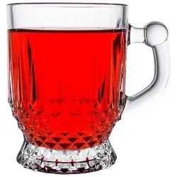Pasabahce Glas 6er Set Coffee Kaffee Trinkgläser Gläser Teegläser Klassik für Tee & K