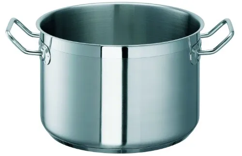 GastroSUS Fleischtopf Chef, Edelstahl, 20 cm - Kochtopf aus hochwertigem rostfreien Edelstahl, mit stabilem Aluminiumkapselboden für optimale Wärmeverteilung, ideal für alle Herdarten und backofengeeignet.