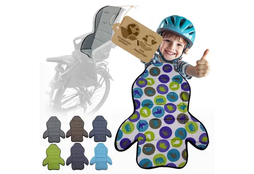 BambiniWelt by Rafael K. Fahrradkindersitz Ersatzbezug Sitzkissen für Fahrradsitz kompatibel mit Römer Jockey M3, ab: 9 Monate, bis: 5 Jahre