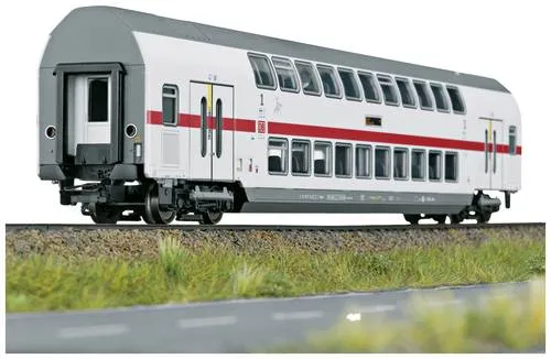 IC2 Doppelstock-Mittelwagen DApza 687.2, 1. Kl - Trix H0 23253 - Personenwagen im Maßstab 1:87, ideal für Modellbahnen. Der digitale Doppelstockwagen bietet Platz für viele Passagiere und überzeugt durch detailgetreue Ausführung.