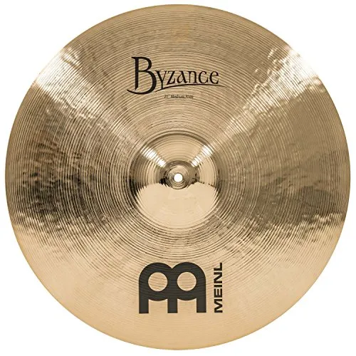 Meinl Byzance Ride-Becken 21 Zoll - Becken – Handgehämmert aus B20 Bronze für einen nuancierten, klassischen Ride-Sound mit brillanter Bell und durchsetzungsstarker Artikulation.