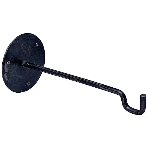 MACOSA TD15103 Wandhaken Eisen Grau-Braun Antik Metall 22 cm Garderobenhaken vintage Haken Dekohaken Kleiderhaken Jackenhaken Metallhaken Wandgarderobe