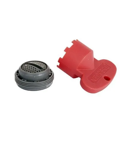 Unterputz-Aeroflux-Wasserhahnunterbrecher, IDROBRIC, m 24 x 1, mit Münzschlitz