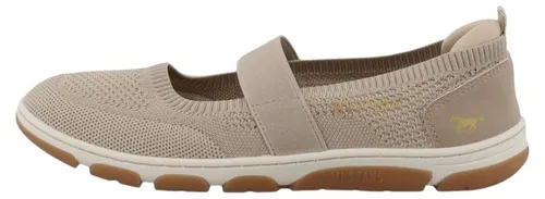 Mustang Slipper Kunstleder/Textil - Beige - 36 - Bequemer Mustang Slipper mit flexiblem Obermaterial für optimalen Tragekomfort. Der elastische Riemen sorgt für sicheren Halt, während die rutschhemmende Sohle perfekten Grip bietet. Ideal für aktive Tage.