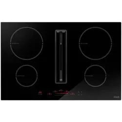 htech HTX94900 EG083900 Induktionskochfeld 80 cm mit integriertem Dunstabzug