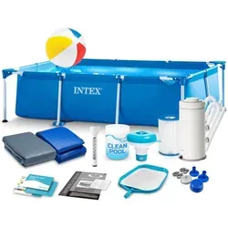 Rahmen-Gartenpool 260 x 160 x 65 cm 15 in 1 INTEX 28271