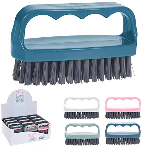 AM/63 Ultra Clean 1 x Handwaschbürste ca. 4 x 10 cm, 1 aus 4 Farben, Spülbürste, Geschirrbürste, Abwaschbürste, Reinigungsbürste