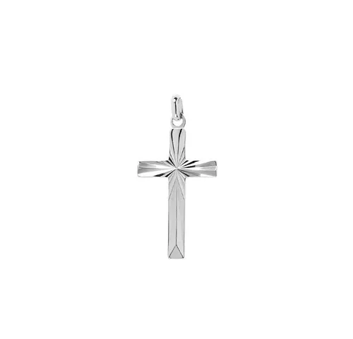 NKlaus Kreuzanhänger Rhodiniert aus 925 Sterlingsilber - Eleganter unisex Anhänger aus hochwertigem 925 Sterlingsilber, ideal für individuelle Schmuckkreationen.