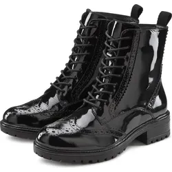 Produktbild LASCANA Stiefelette schwarz-shiny Größe 41
