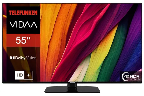 Telefunken 55 Zoll Smart TV VIDAA XU55VP750M in schwarz von Telefunken